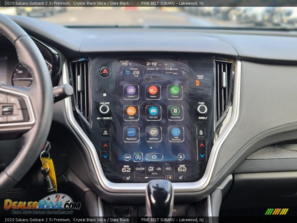 2020 Subaru Outback 2.5i Premium Crystal Black Silica / Slate Black Photo #4