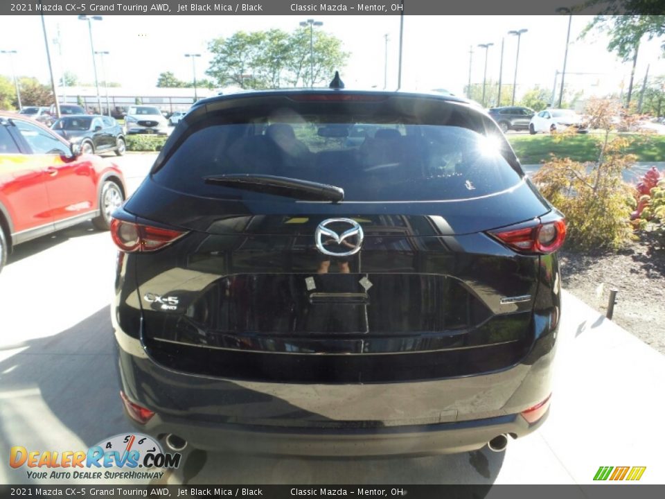 2021 Mazda CX-5 Grand Touring AWD Jet Black Mica / Black Photo #5