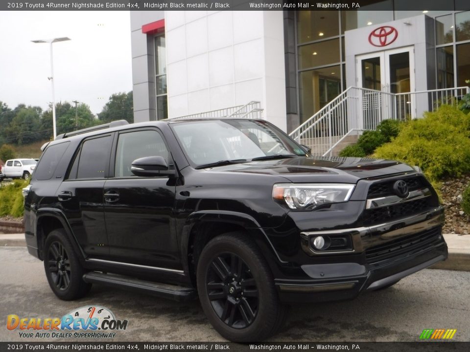 2019 Toyota 4Runner Nightshade Edition 4x4 Midnight Black metallic / Black Photo #1