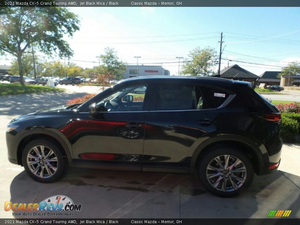 2021 Mazda CX-5 Grand Touring AWD Jet Black Mica / Black Photo #6
