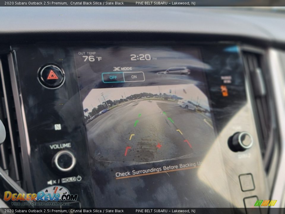 2020 Subaru Outback 2.5i Premium Crystal Black Silica / Slate Black Photo #7