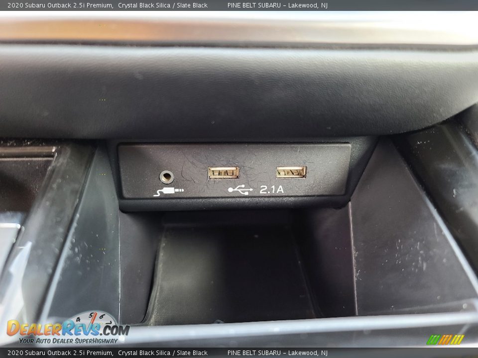2020 Subaru Outback 2.5i Premium Crystal Black Silica / Slate Black Photo #9
