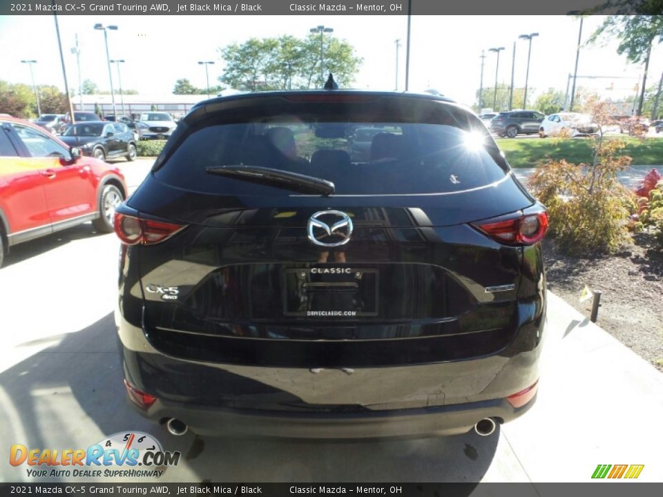 2021 Mazda CX-5 Grand Touring AWD Jet Black Mica / Black Photo #5