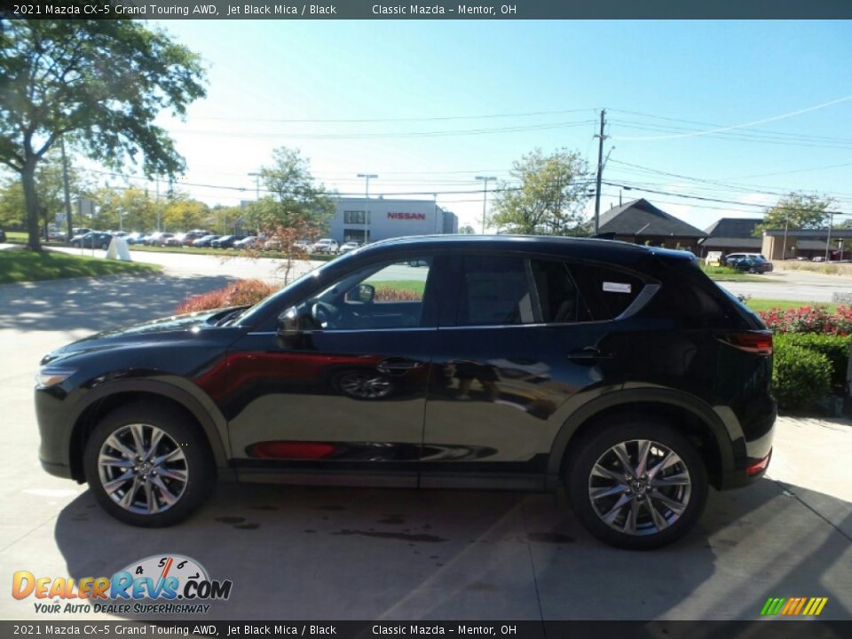 2021 Mazda CX-5 Grand Touring AWD Jet Black Mica / Black Photo #6