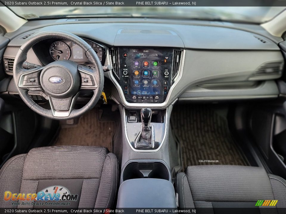 2020 Subaru Outback 2.5i Premium Crystal Black Silica / Slate Black Photo #13