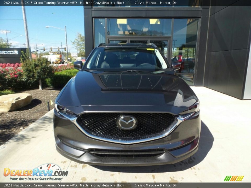 2021 Mazda CX-5 Grand Touring Reserve AWD Machine Gray Metallic / Black Photo #2