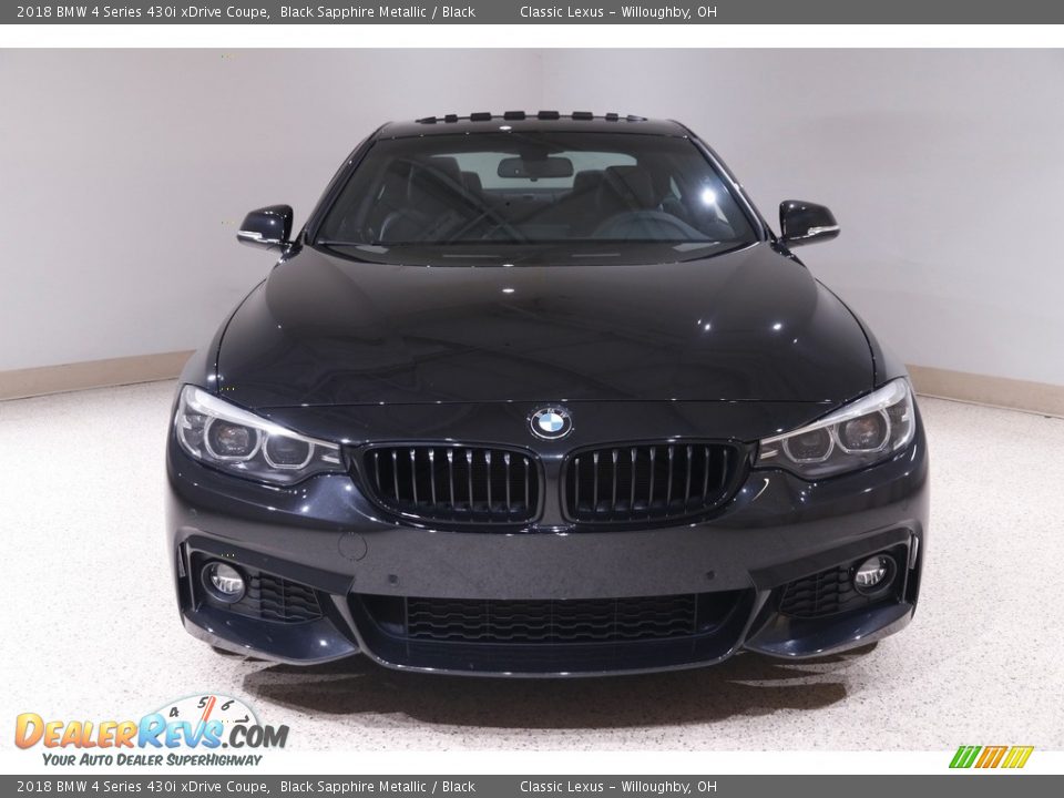 2018 BMW 4 Series 430i xDrive Coupe Black Sapphire Metallic / Black Photo #2