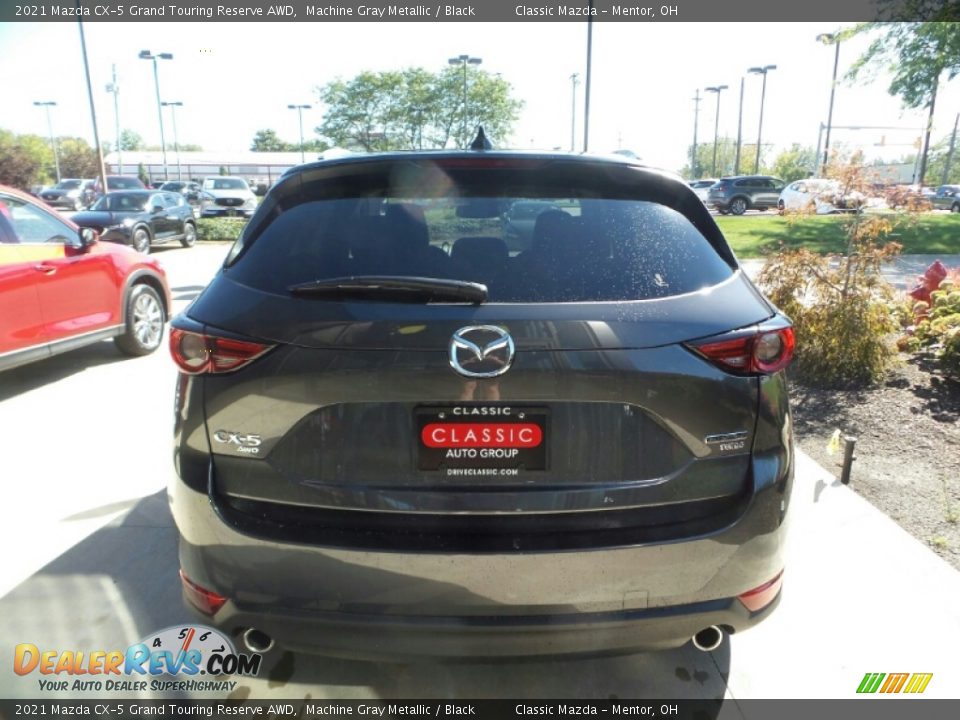 2021 Mazda CX-5 Grand Touring Reserve AWD Machine Gray Metallic / Black Photo #5