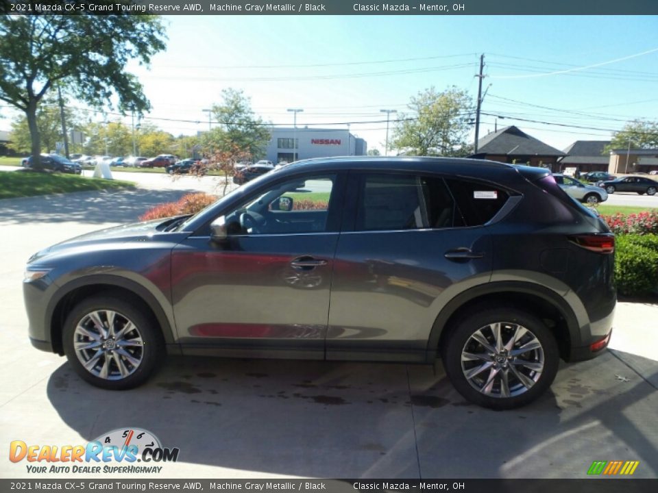 2021 Mazda CX-5 Grand Touring Reserve AWD Machine Gray Metallic / Black Photo #6