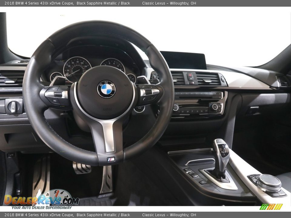 2018 BMW 4 Series 430i xDrive Coupe Black Sapphire Metallic / Black Photo #7