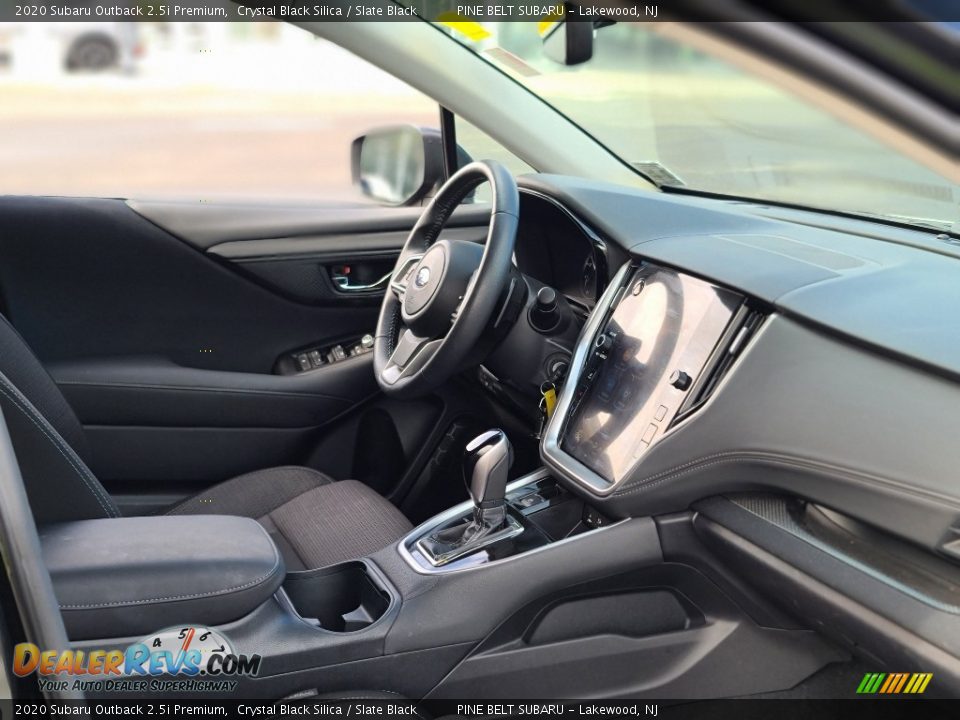 2020 Subaru Outback 2.5i Premium Crystal Black Silica / Slate Black Photo #25