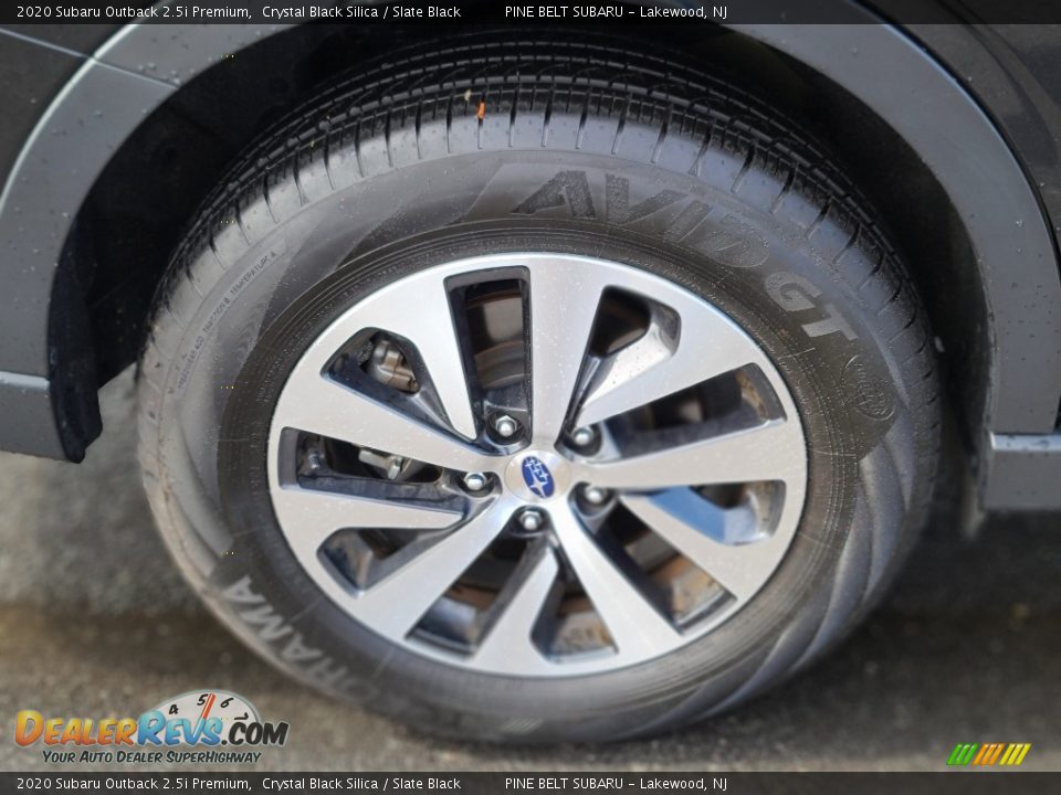 2020 Subaru Outback 2.5i Premium Crystal Black Silica / Slate Black Photo #26