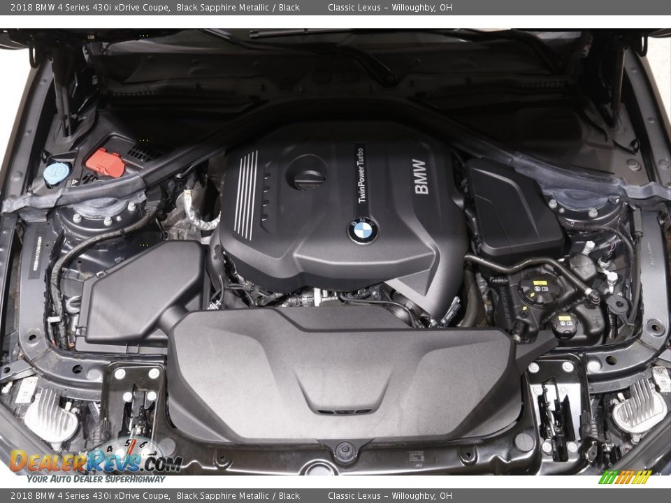 2018 BMW 4 Series 430i xDrive Coupe Black Sapphire Metallic / Black Photo #22