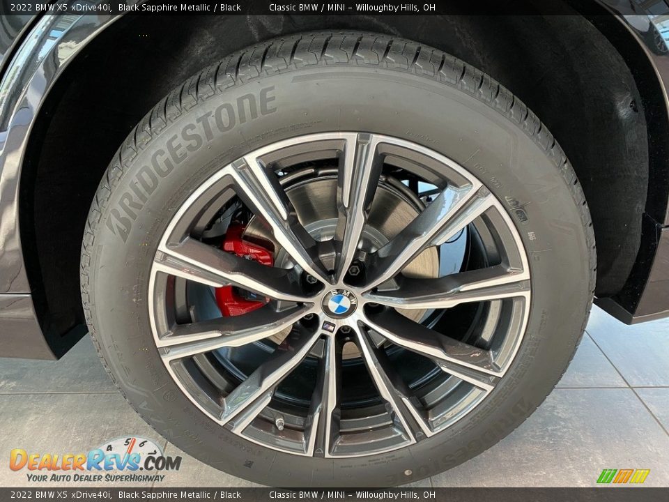 2022 BMW X5 xDrive40i Black Sapphire Metallic / Black Photo #3