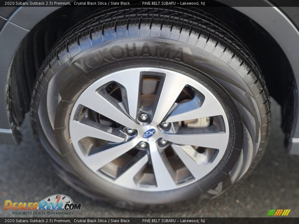 2020 Subaru Outback 2.5i Premium Crystal Black Silica / Slate Black Photo #34