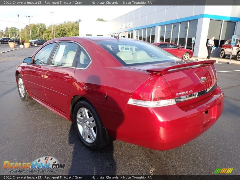 2011 Chevrolet Impala LT Red Jewel Tintcoat / Gray Photo #4