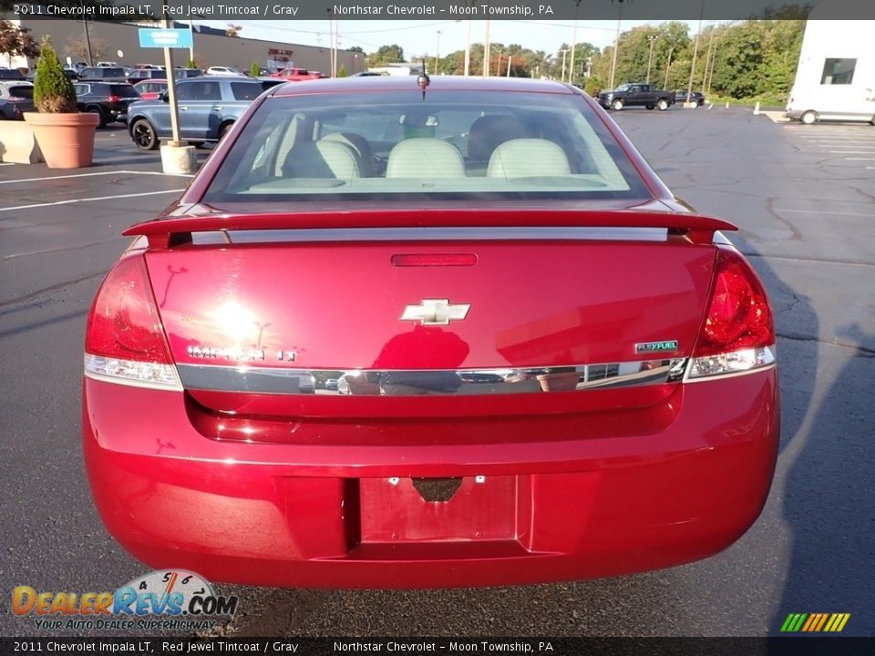 2011 Chevrolet Impala LT Red Jewel Tintcoat / Gray Photo #6