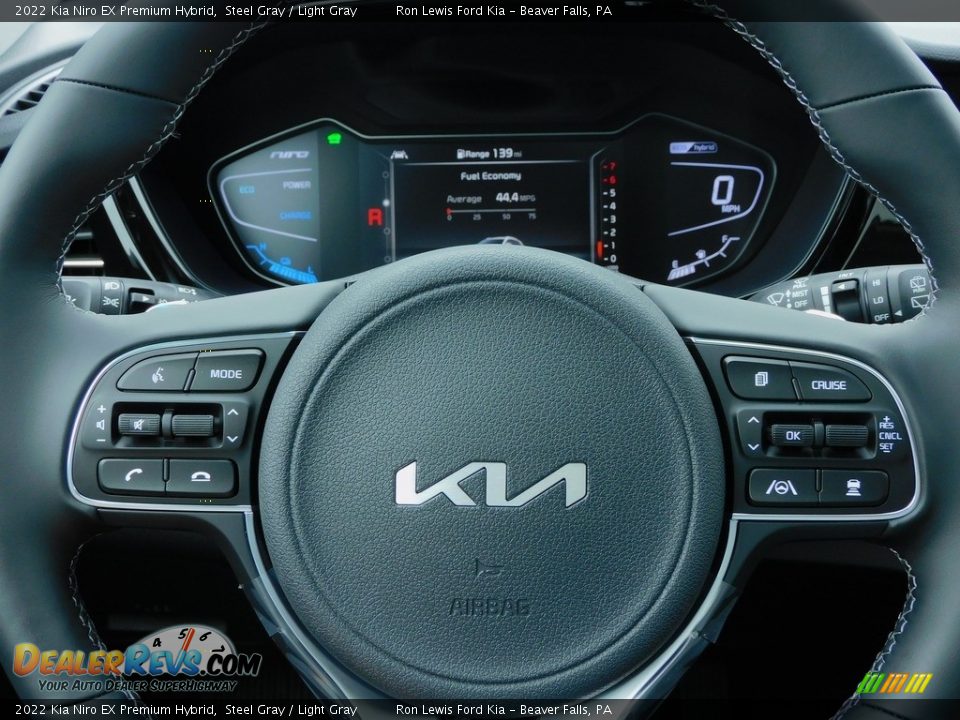 2022 Kia Niro EX Premium Hybrid Steering Wheel Photo #20
