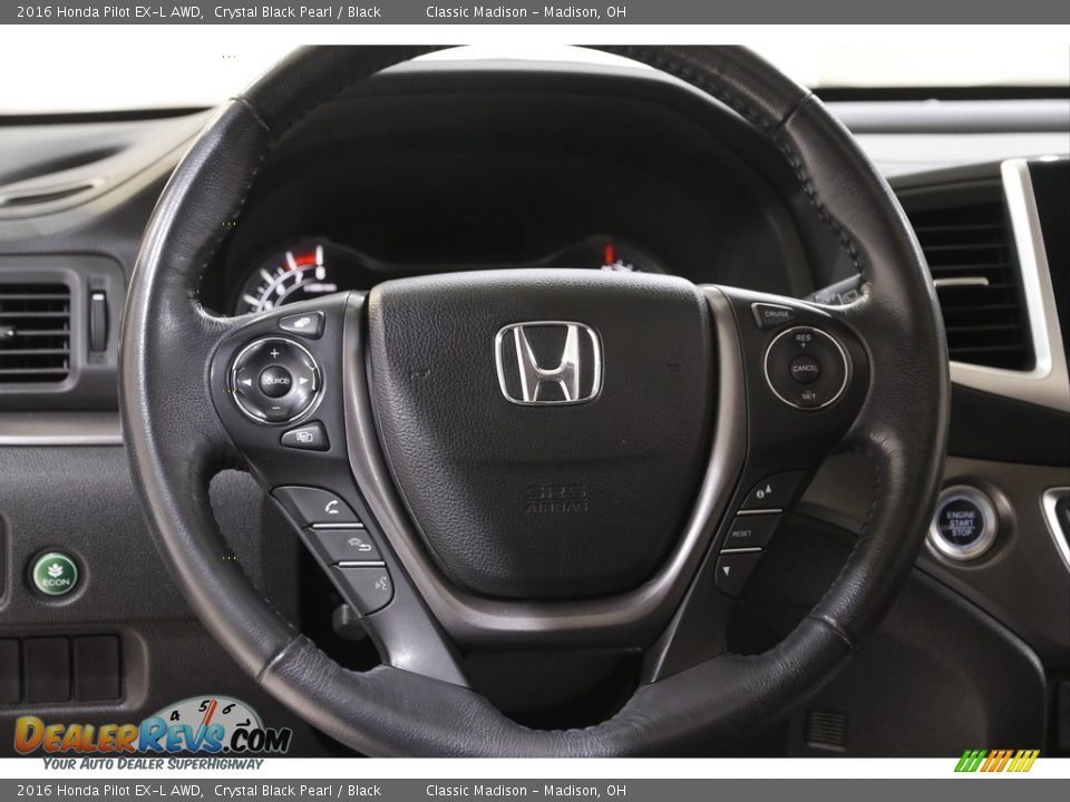 2016 Honda Pilot EX-L AWD Steering Wheel Photo #8