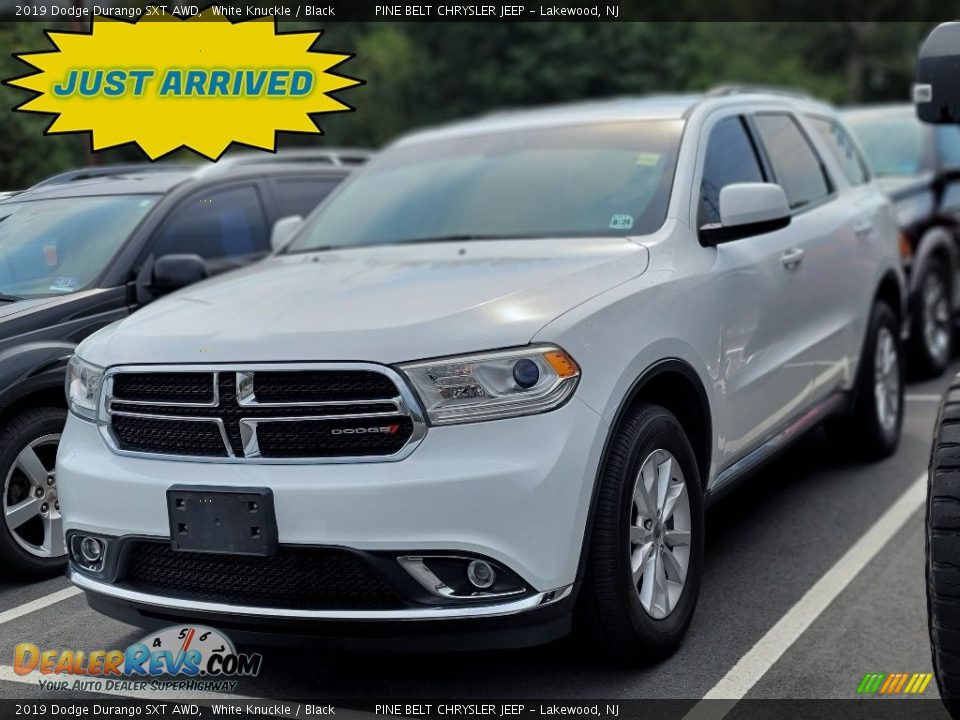 2019 Dodge Durango SXT AWD White Knuckle / Black Photo #1