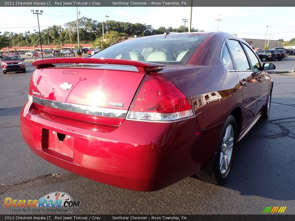 2011 Chevrolet Impala LT Red Jewel Tintcoat / Gray Photo #7