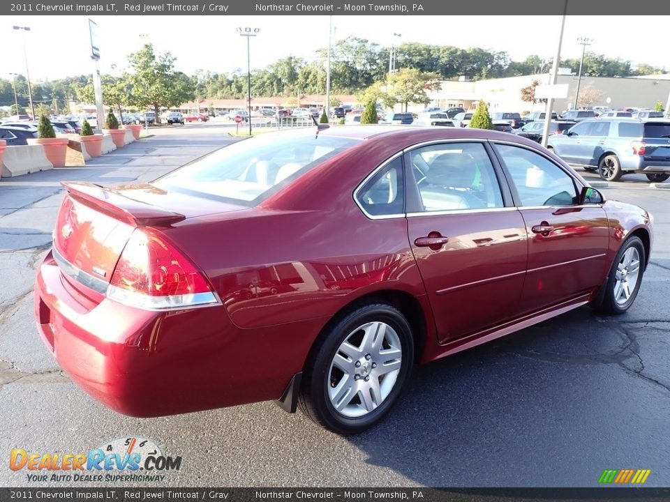 2011 Chevrolet Impala LT Red Jewel Tintcoat / Gray Photo #8