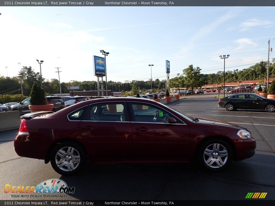 2011 Chevrolet Impala LT Red Jewel Tintcoat / Gray Photo #9