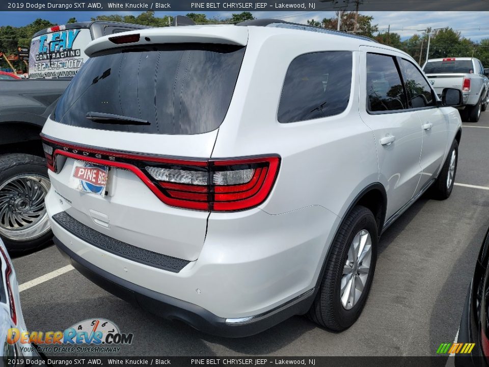 2019 Dodge Durango SXT AWD White Knuckle / Black Photo #3