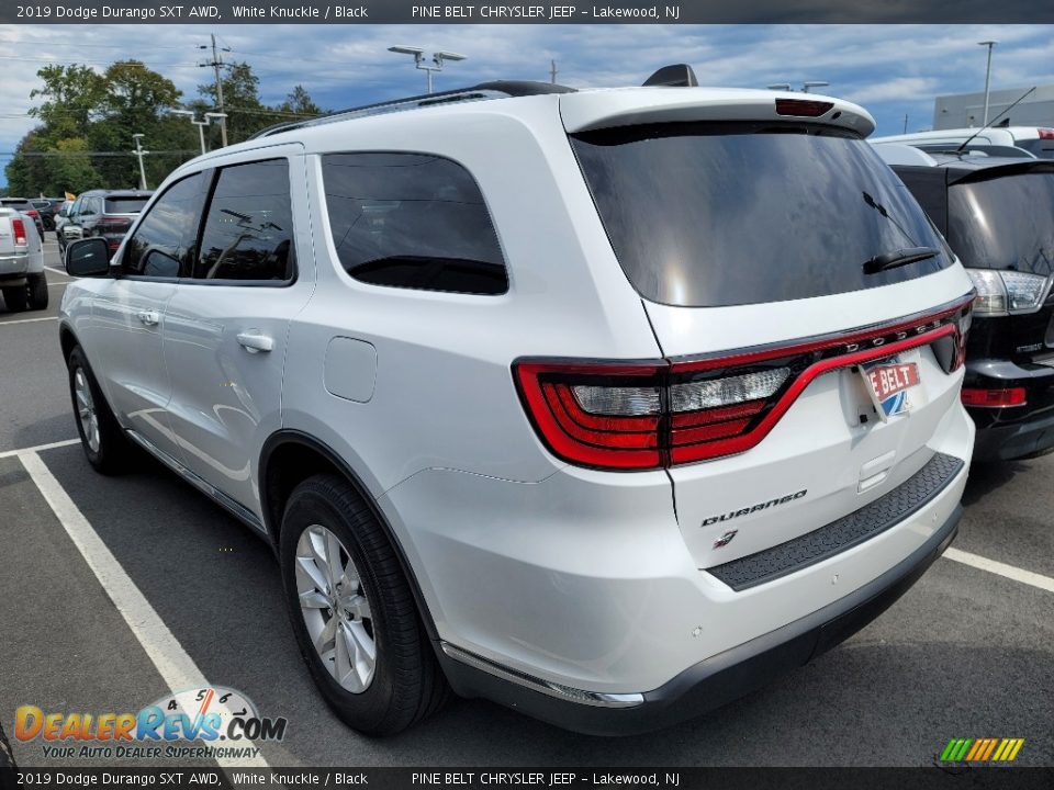 2019 Dodge Durango SXT AWD White Knuckle / Black Photo #4