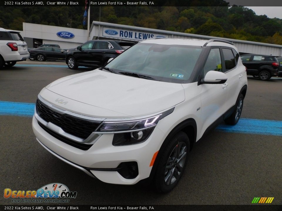 2022 Kia Seltos S AWD Clear White / Black Photo #7