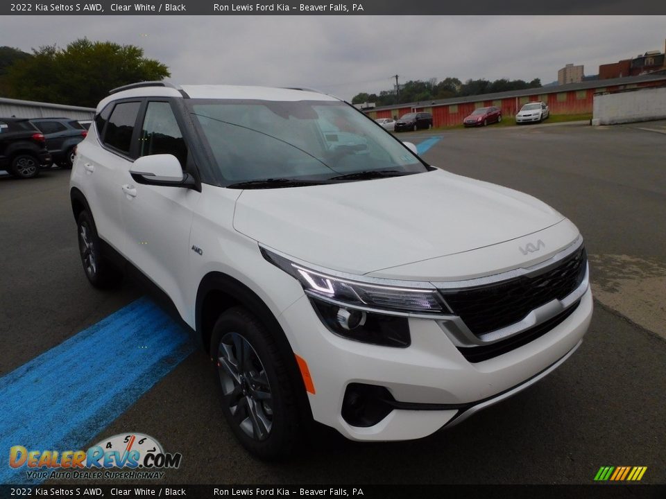 2022 Kia Seltos S AWD Clear White / Black Photo #9