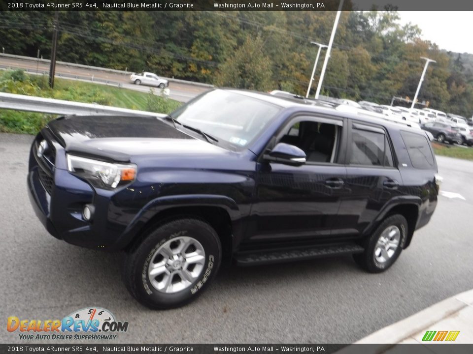 2018 Toyota 4Runner SR5 4x4 Nautical Blue Metallic / Graphite Photo #15