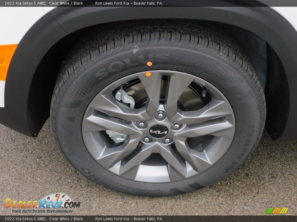 2022 Kia Seltos S AWD Clear White / Black Photo #10