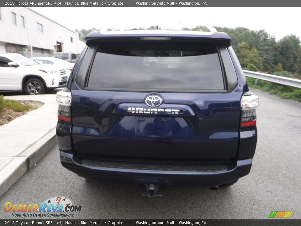 2018 Toyota 4Runner SR5 4x4 Nautical Blue Metallic / Graphite Photo #18