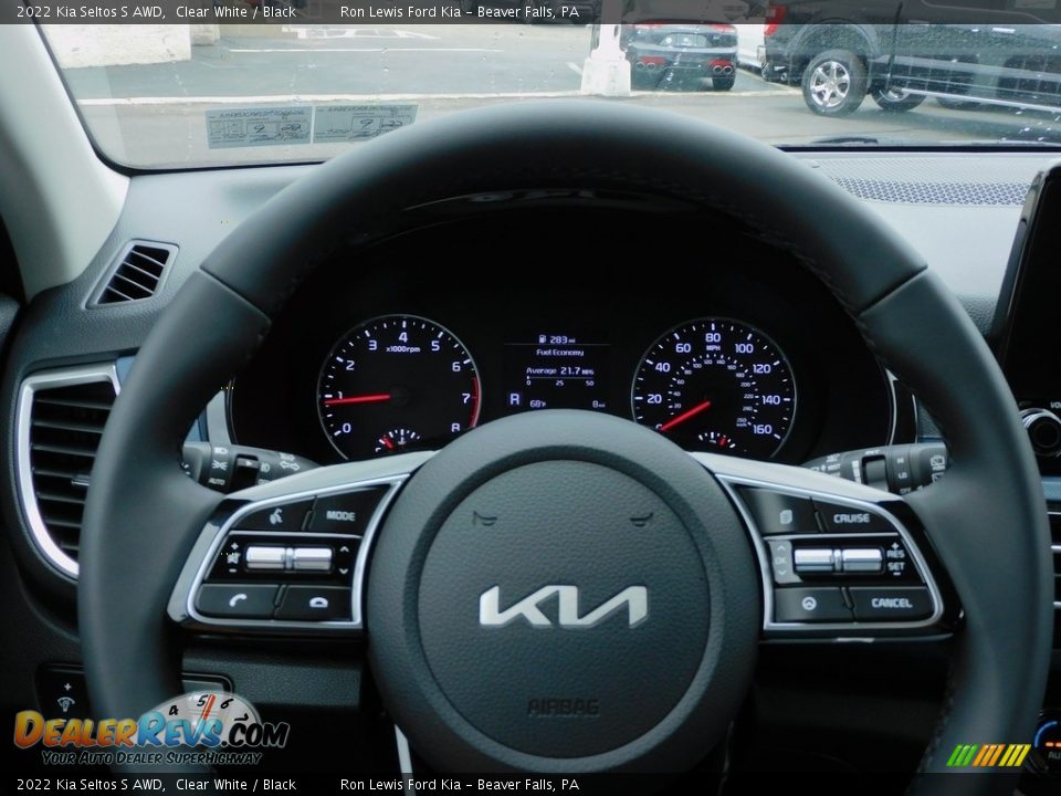 2022 Kia Seltos S AWD Clear White / Black Photo #19