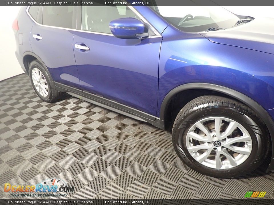 2019 Nissan Rogue SV AWD Caspian Blue / Charcoal Photo #5