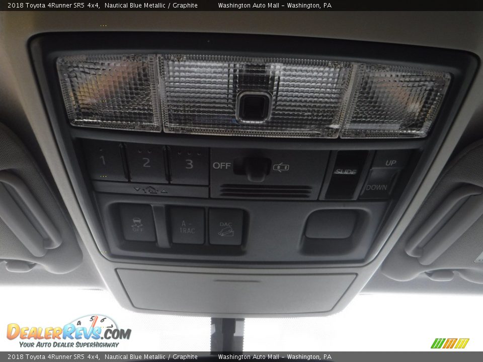 2018 Toyota 4Runner SR5 4x4 Nautical Blue Metallic / Graphite Photo #32