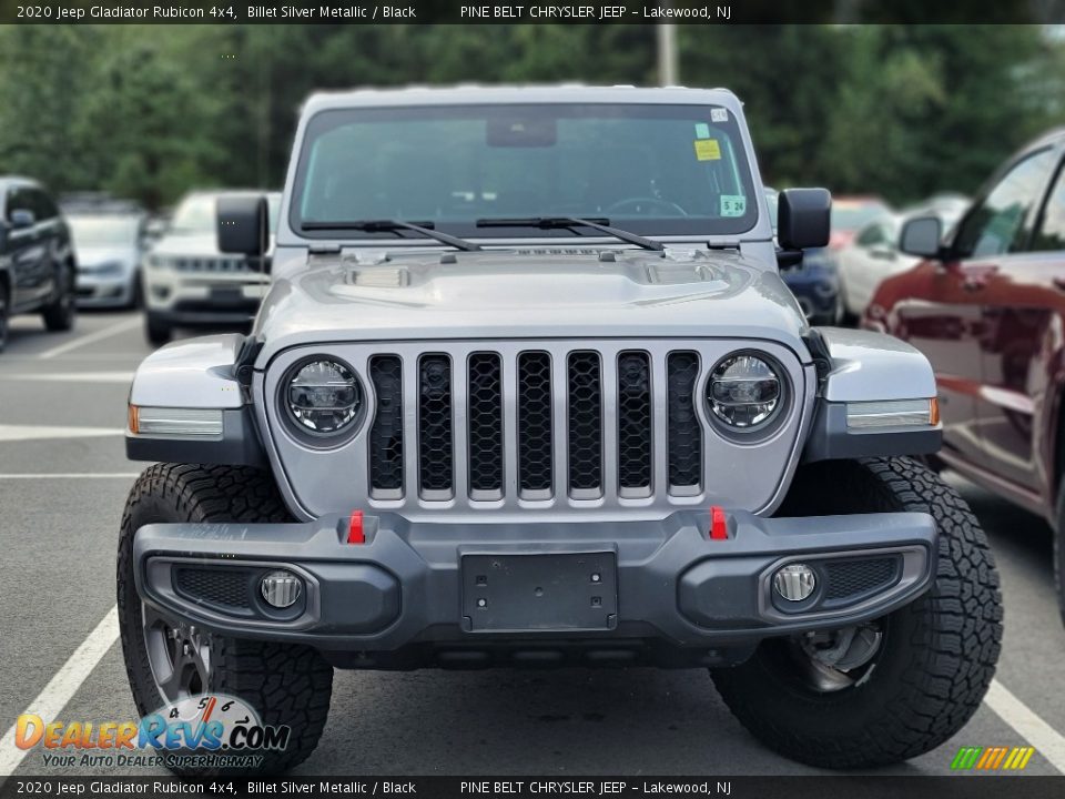 2020 Jeep Gladiator Rubicon 4x4 Billet Silver Metallic / Black Photo #2