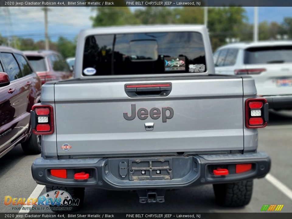 2020 Jeep Gladiator Rubicon 4x4 Billet Silver Metallic / Black Photo #4