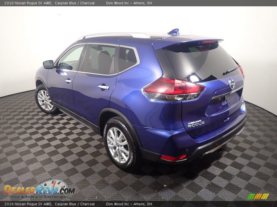 2019 Nissan Rogue SV AWD Caspian Blue / Charcoal Photo #13