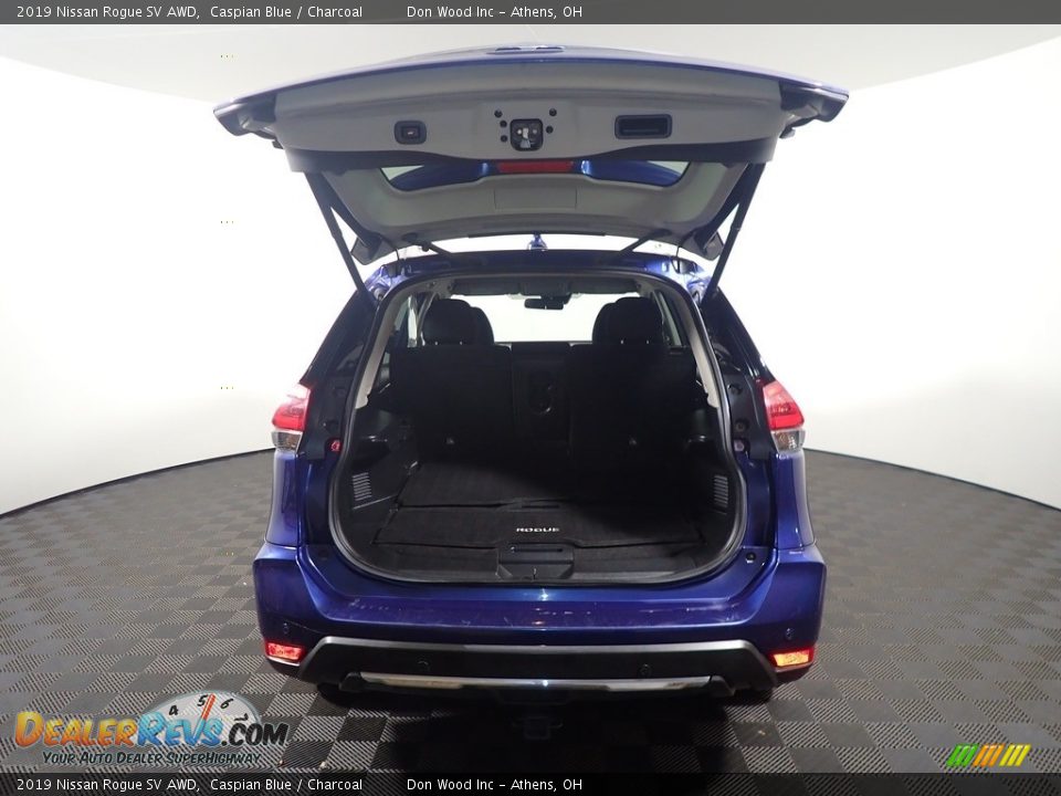 2019 Nissan Rogue SV AWD Caspian Blue / Charcoal Photo #15