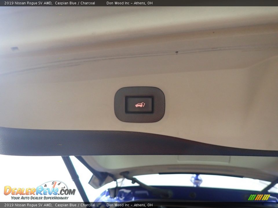 2019 Nissan Rogue SV AWD Caspian Blue / Charcoal Photo #16