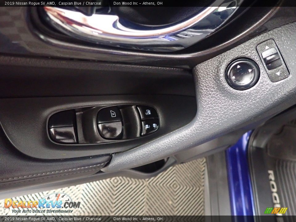 2019 Nissan Rogue SV AWD Caspian Blue / Charcoal Photo #23