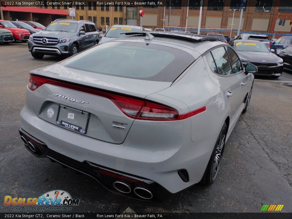 2022 Kia Stinger GT2 Ceramic Silver / Black Photo #2