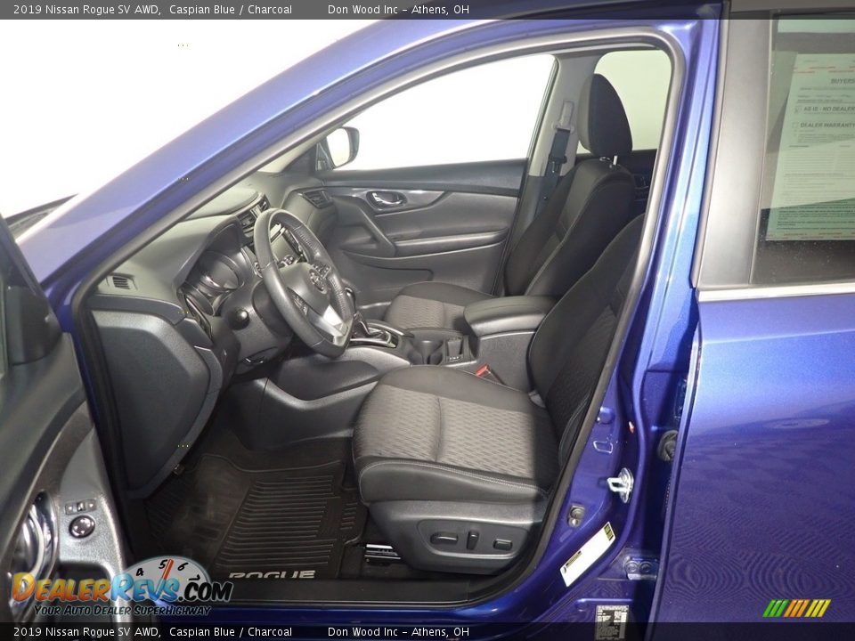 2019 Nissan Rogue SV AWD Caspian Blue / Charcoal Photo #24