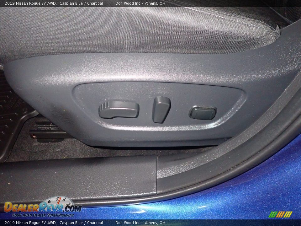 2019 Nissan Rogue SV AWD Caspian Blue / Charcoal Photo #25