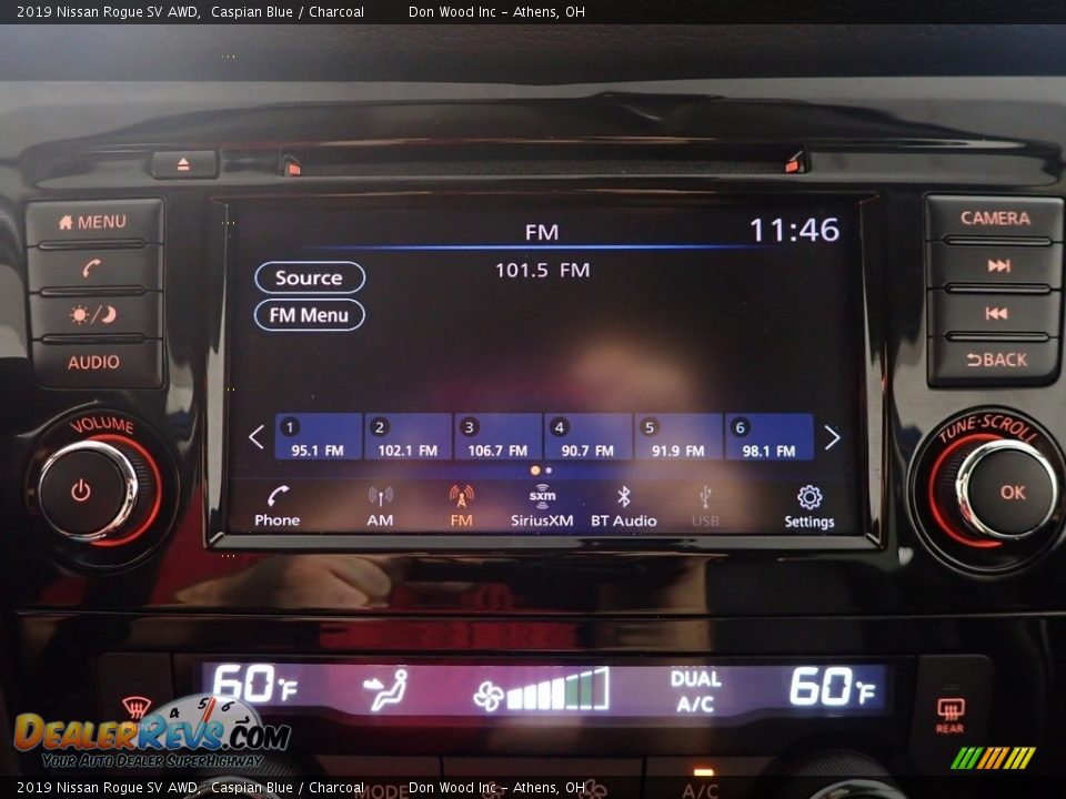 2019 Nissan Rogue SV AWD Caspian Blue / Charcoal Photo #28