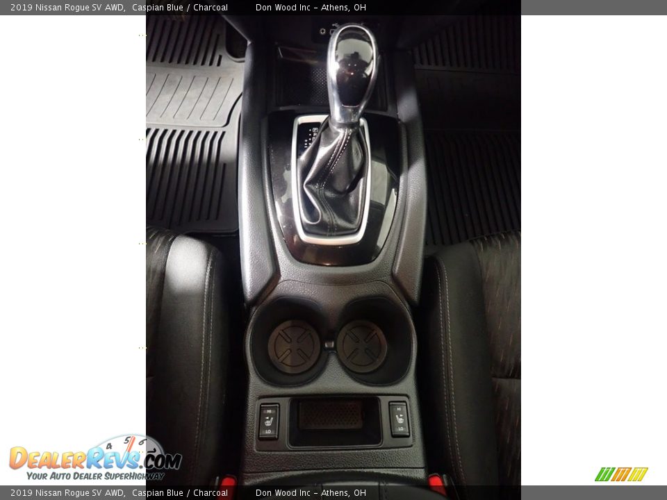 2019 Nissan Rogue SV AWD Caspian Blue / Charcoal Photo #34