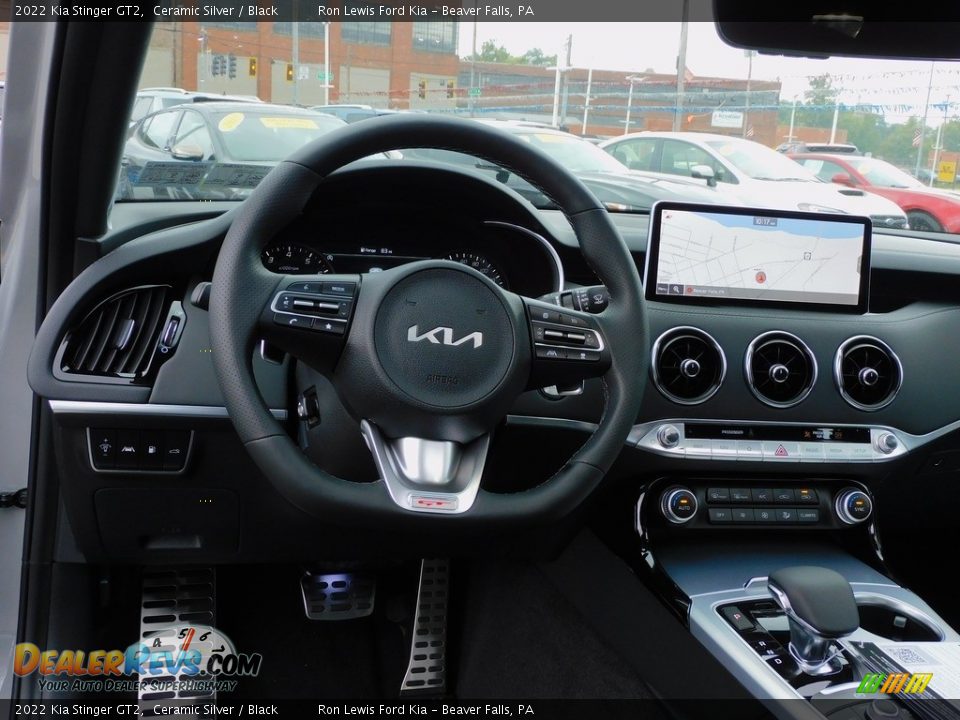 2022 Kia Stinger GT2 Ceramic Silver / Black Photo #13