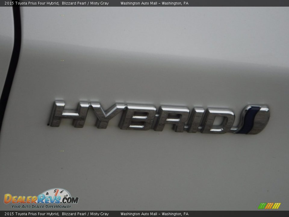 2015 Toyota Prius Four Hybrid Blizzard Pearl / Misty Gray Photo #3